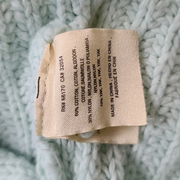 Moth Oversized knit Sweater Size X Small Mint Green - Picture 4 of 7